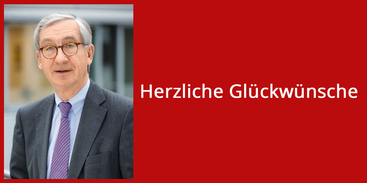 Zum 75. Geburtstag gratuliert die GdHP ihrem Ehrenmitglied Prof. Dr. Ulrich Lehner
