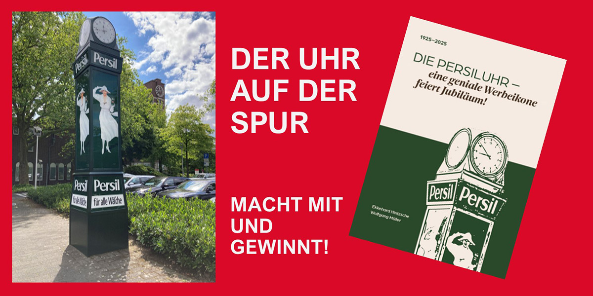 Besucht die Uhr – gewinnt das Buch!