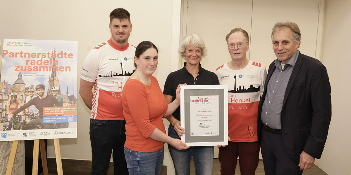 Erster Platz: Henkel Rad-Löwen!