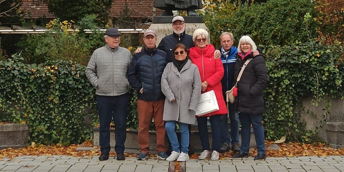 Gruppentreffen der Klebstoffzunft 027 auf den Spuren von Sebastian Kneipp