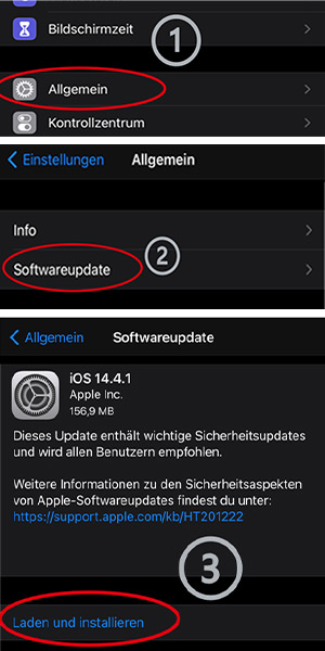 Regelmäßige System-Updates für iOS