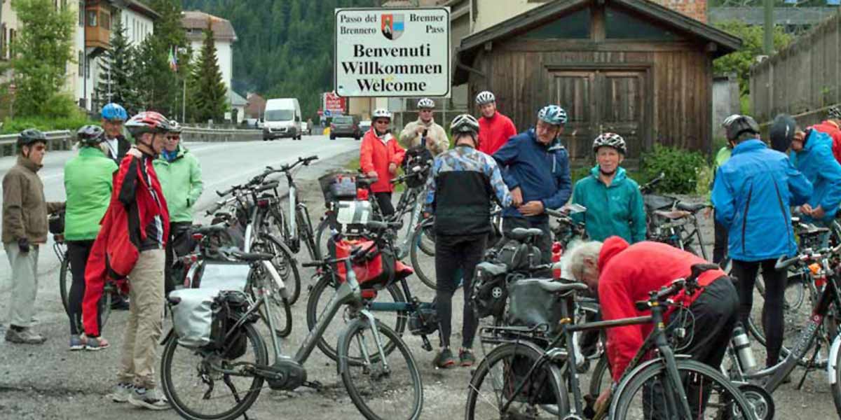 Die 8. Fahrradreise für Henkelpensionäre führte nach Südtirol