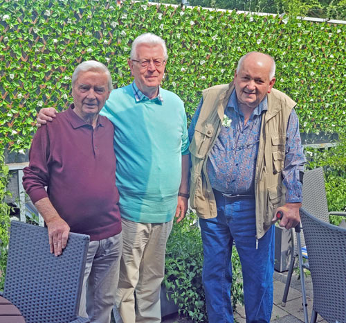 Gerd Redemann, Dieter Wollgast, Helmut Sennlaub (von links)