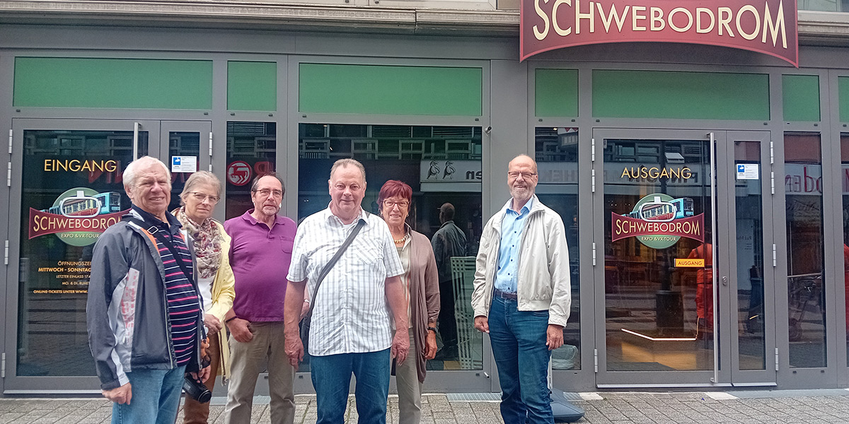 Ausflug der Modellbahngruppe nach Wuppertal ins Schwebodrom